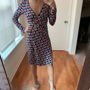 DVF Silk wrap dress
